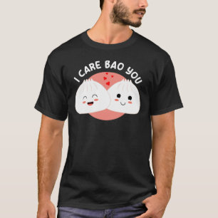 Ik Zorg Bao Je Schattig Bao Valentijns Aziatisch E T-shirt