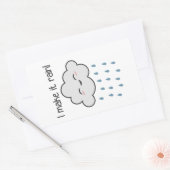 Ik zorg ervoor dat het Storm wordt geraffineerd Rechthoekige Sticker (Envelop)