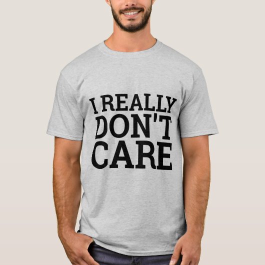 IK ZORG NIET OM T-SHIRTS (Voorkant)