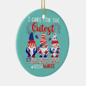 Ik zorg voor de beste Firecracker NICU verpleegste Keramisch Ornament (Rechts)