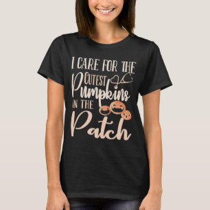 Ik zorg voor de Kutste pompoenen in de pleister, v T-shirt