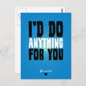 Ik zou alles voor je doen, behalve dat briefkaart (Voorkant / Achterkant)