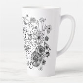 IK ZOU ALS DEZE Chow Latte mok OPNEMEN (Rechts)