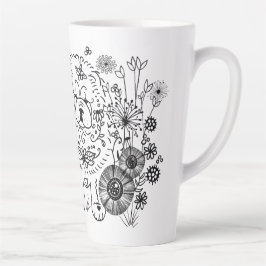 IK ZOU ALS DEZE Chow Latte mok OPNEMEN