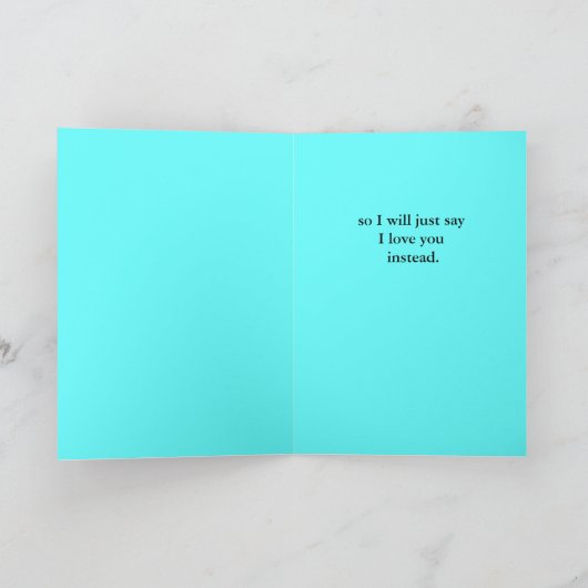 Ik zou bergen voor u… maar enviro… kaart (Binnen)