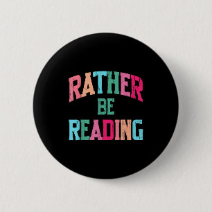 Ik zou boekenliefhebber grappig boeken lezen ronde button 5,7 cm