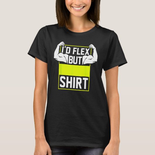 Ik zou bubiceps spieroptillen t-shirt (Voorkant)