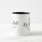 Ik zou dat aanraken. Maple Adventure-Mok Mok (Midden)