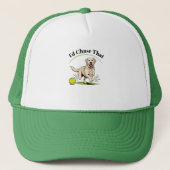 Ik zou dat achtervolgen" Labrador Retriever Trucker Pet (Voorkant)
