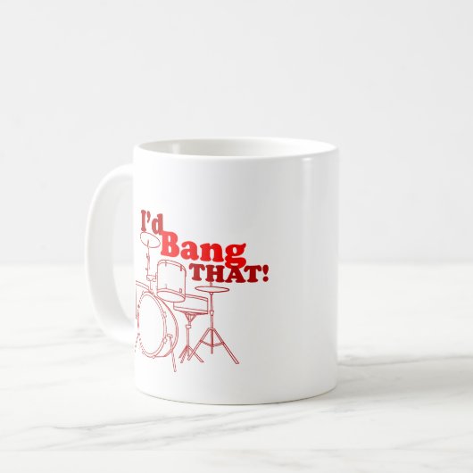 Ik zou dat bang doen. koffiemok (Voorkant links)