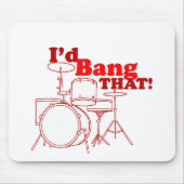 Ik zou dat bang doen. muismat (Voorkant)