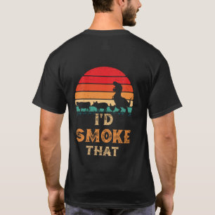 Ik zou dat BBQ vlees roken. T-shirt