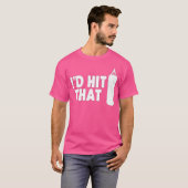 Ik zou dat boksen kickboksen raken t-shirt (Voorkant volledig)
