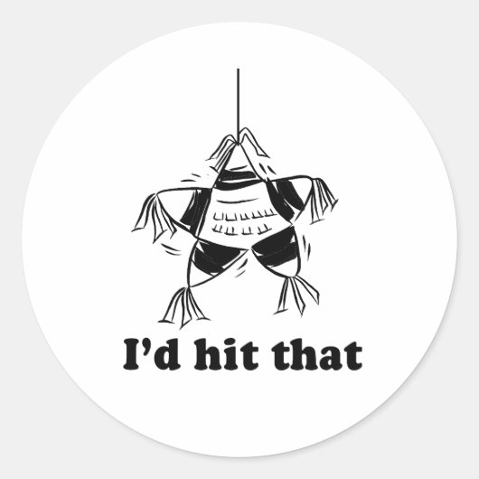 Ik zou dat doen ronde sticker (Voorkant)