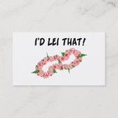 Ik zou dat doen visitekaartje (Achterkant)