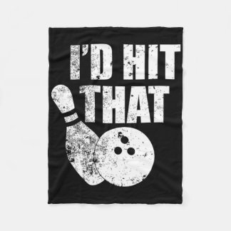 Ik zou dat grappige Bowling-citaat voor Bowlers Fleece Deken