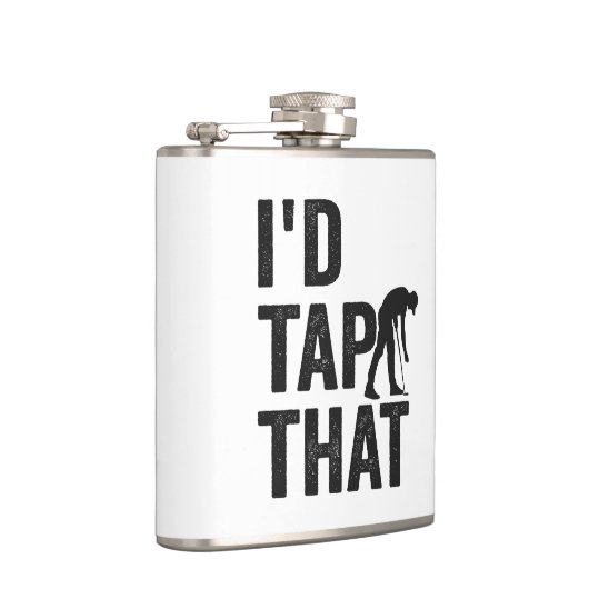 Ik zou dat grappige Golf Sport Golfing Lover cadea Heupfles (Rechts)