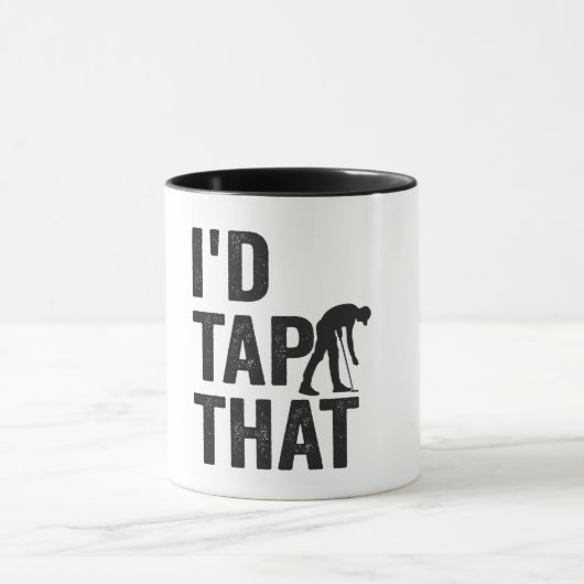 Ik zou dat grappige Golf Sport Golfing Lover cadea Mok (Midden)