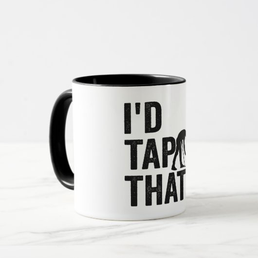 Ik zou dat grappige Golf Sport Golfing Lover cadea Mok (Voorkant links)