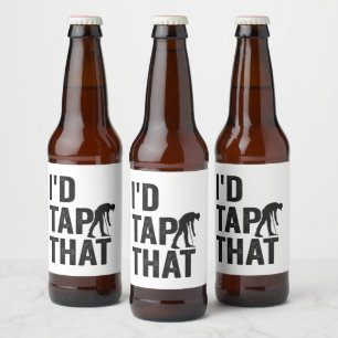 Ik zou dat grappige golfsport golf liefhebber cade bier etiket