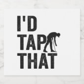 Ik zou dat grappige golfsport golf liefhebber cade bier etiket (Enkel label)