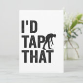 Ik zou dat grappige golfsport golf liefhebber cade kaart (Staand voorkant)