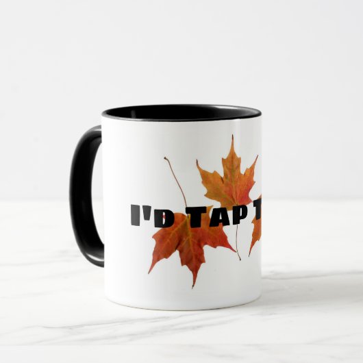 "Ik zou dat pakken" grappige modebok Mok (Voorkant links)