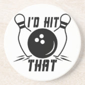 Ik zou dat raken zandsteen onderzetter (Voorkant)