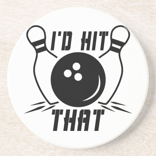 Ik zou dat raken zandsteen onderzetter (Voorkant)