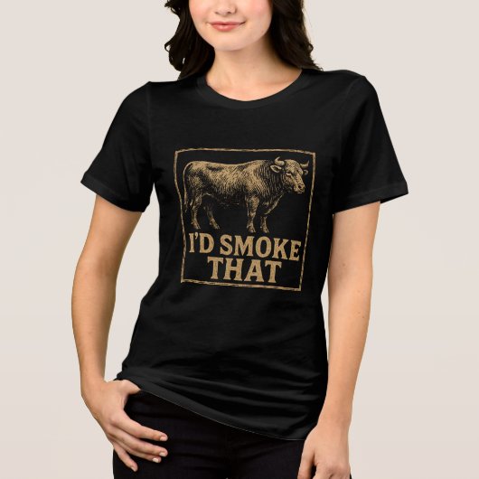 Ik zou dat roken - met bel T-Shirt (Voorkant)