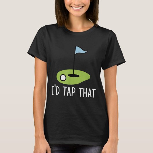 Ik zou dat Sarcasm Gag Funny Best Golf Joke Fath p T-shirt (Voorkant)