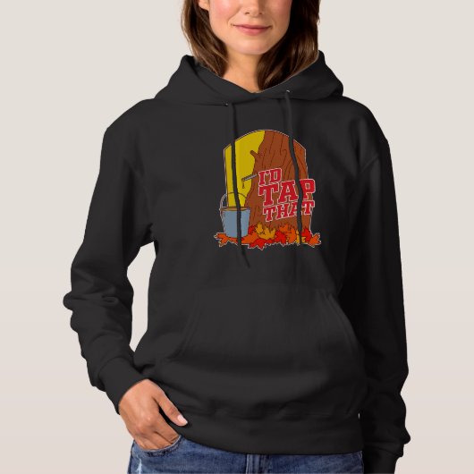 Ik zou dat tikken  Boom Tikken Vermont Esdoornsiro Hoodie (Voorkant)