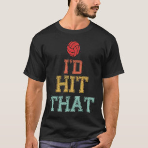 Ik zou dat volleybal voor Funny Volleyball dragen T-shirt