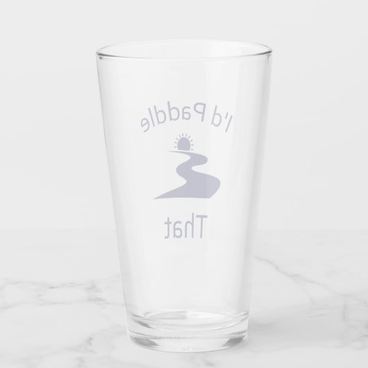 Ik zou dat willen aankleden glas (Achterkant)