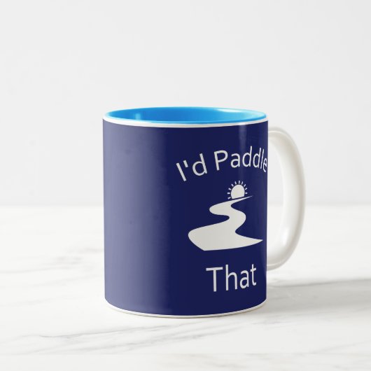 Ik zou dat willen aankleden tweekleurige koffiemok (Voorkant rechts)