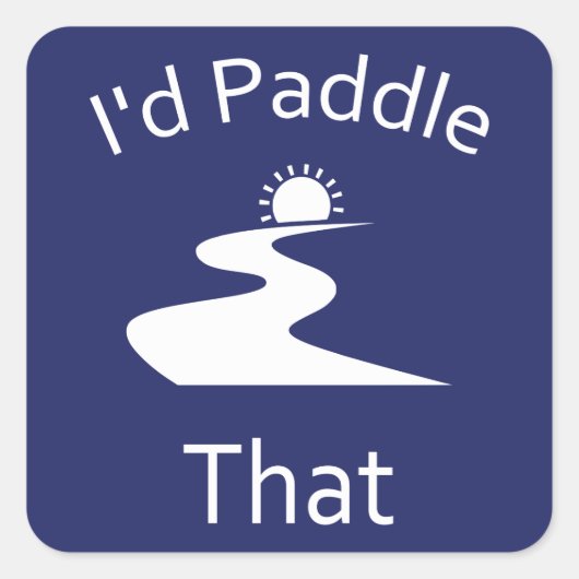 Ik zou dat willen aankleden vierkante sticker (Voorkant)