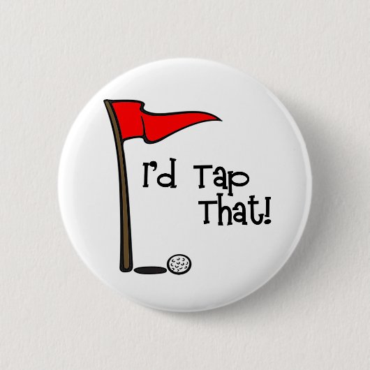 Ik zou dat zeggen - Golf Ronde Button 5,7 Cm (Voorkant)