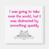 Ik zou de wereld overnemen, b... magneet (Voorkant)