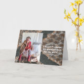 Ik zou de wereld veranderen voor mijn kleinkindere kaart (Gele Bloem)