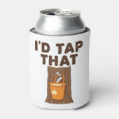 Ik zou die appelsuiker-boomstroop tikken blikjeskoeler (Blikje Voorkant)