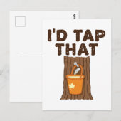 Ik zou die appelsuiker-boomstroop tikken briefkaart (Voorkant / Achterkant)