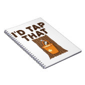 Ik zou die appelsuiker-boomstroop tikken notitieboek (Rechterzijde)