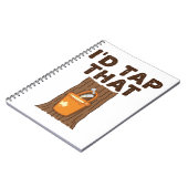 Ik zou die appelsuiker-boomstroop tikken notitieboek (Linkerzijde)