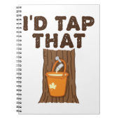 Ik zou die appelsuiker-boomstroop tikken notitieboek (Voorkant)