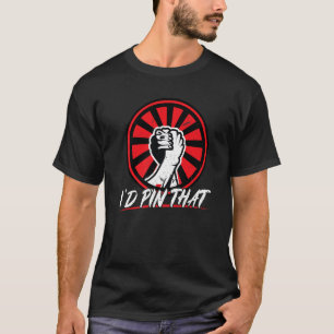 Ik zou die Arm laten rusten. T-shirt