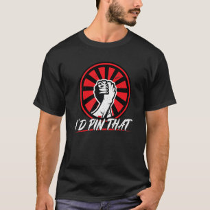 Ik zou die Arm laten rusten. T-shirt