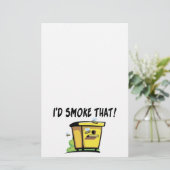 Ik zou die bijenkorf roken briefpapier (Staand voorkant)