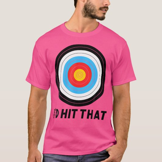 IK ZOU DIE Boogschutter Grappige Boog Pijl Boogsch T-shirt (Voorkant)