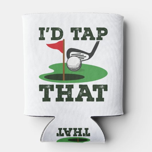 Ik zou die Golf snijden Blikjeskoeler (Achterkant)