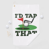 Ik zou die Golf snijden Golfhanddoek (Insitu)